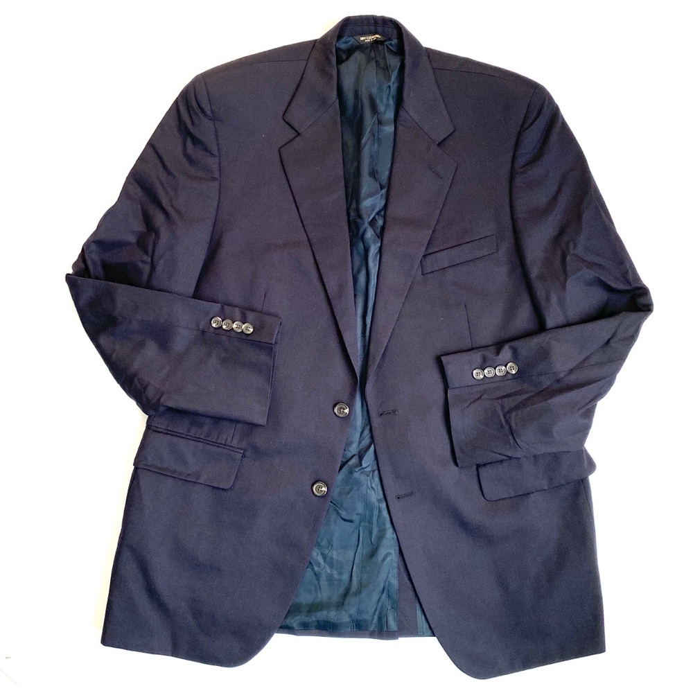 Chaps Blue Wool Blazer 42L